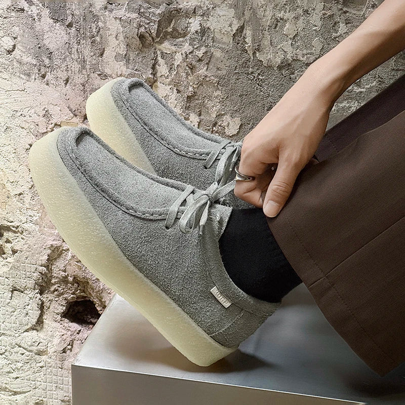 Mocassins à plateforme haute