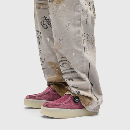 Mocassins à plateforme haute