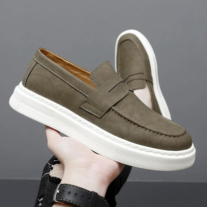 Mocassins Cuir style Italien